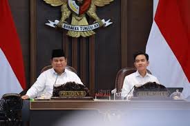 Pidato Prabowo di Sidang Kabinet Beri Apresiasi untuk Jokowi dan Para Menteri Atas Kinerja Pangan Nasional