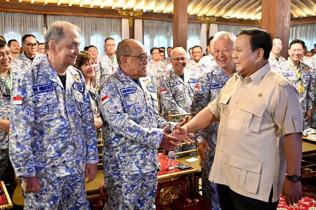 Prabowo Beri Arahan kepada Pengusaha Kadin Jelang Retret di Magelang