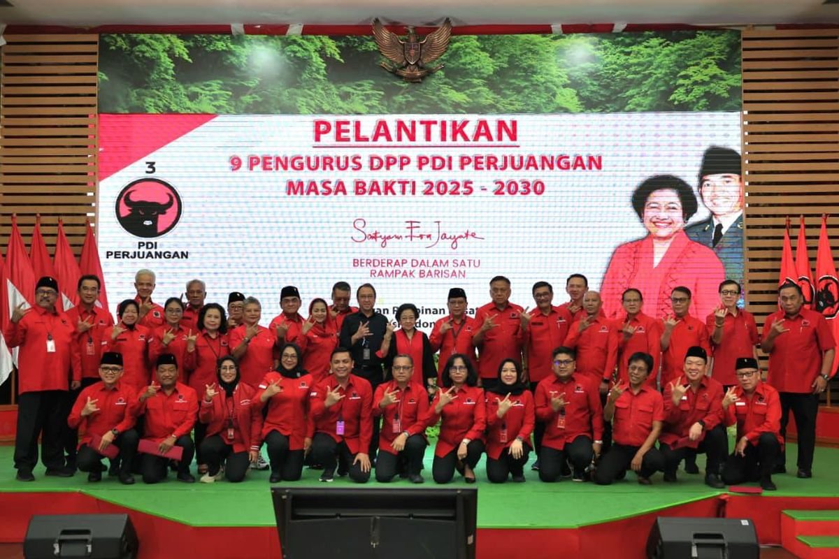 PDI Perjuangan Akan Segera Resmikan Kepengurusan DPP 2025–2030 ke Kemenkumham