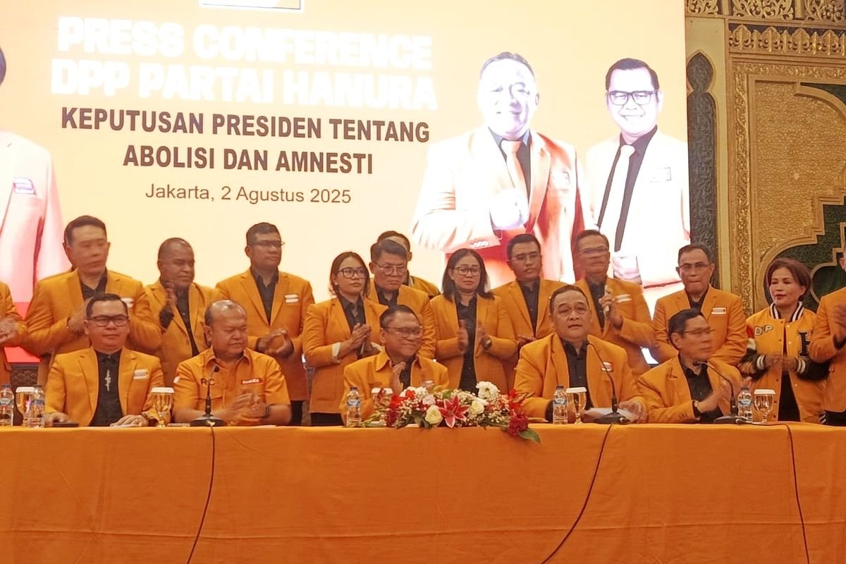 Presiden Prabowo Beri Abolisi dan Amnesti, Hanura Apresiasi Langkah Rekonsiliasi