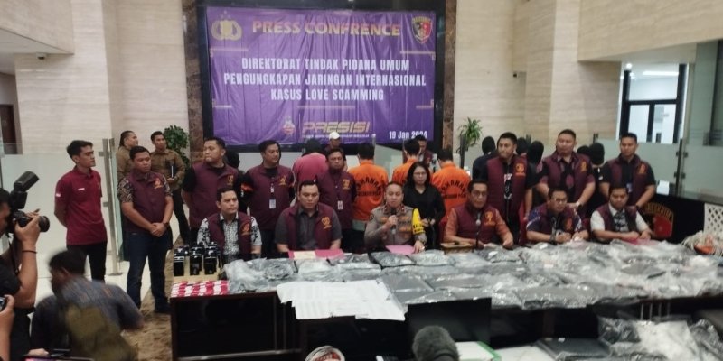 Penangkapan Sindikat Penipuan Cinta di Apartemen Batavia, Jakarta Pusat