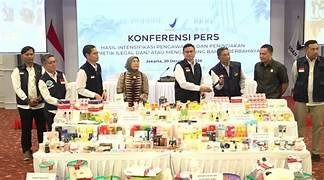 BPOM Ungkap Kosmetik Ilegal dan Berbahaya Senilai Rp 8,91 Miliar di Indonesia