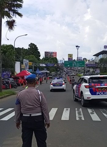 Rekayasa Lalu Lintas Satu Arah di Jalur Puncak Menuju Jakarta
