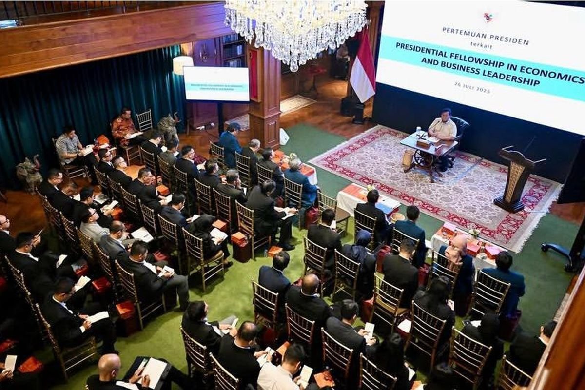 Prabowo Temui 82 Profesional Muda Bahas Ilmu Pengetahuan, Teknologi, dan Ekonomi