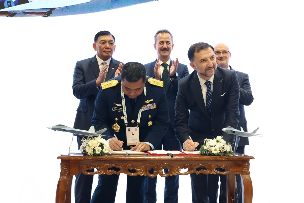 Indonesia Teken Kontrak Pembelian 48 Jet Tempur KAAN dari Turki