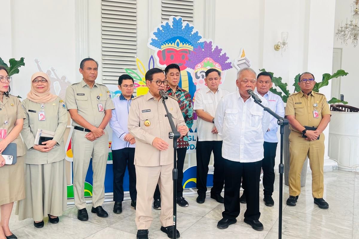 Gubernur Jakarta Pramono Anung dan Kepala Otorita IKN Basuki Hadimuljono Sepakati Kerja Sama Pengelolaan Sampah dan Transportasi IKN