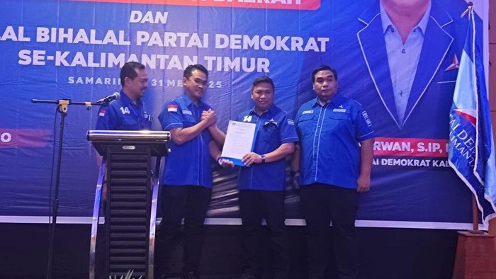 Bambang Soepriyadi Resmi Menjabat Plt Ketua DPD Demokrat Kaltim, Menggantikan Irwan Fecho