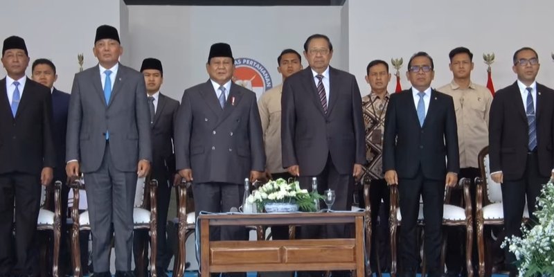 Prabowo Resmikan Kampus Bhineka Tunggal Ika Universitas Bersama SBY