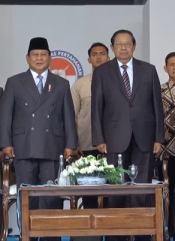 Prabowo Resmikan Kampus Bhineka Tunggal Ika Universitas Bersama SBY