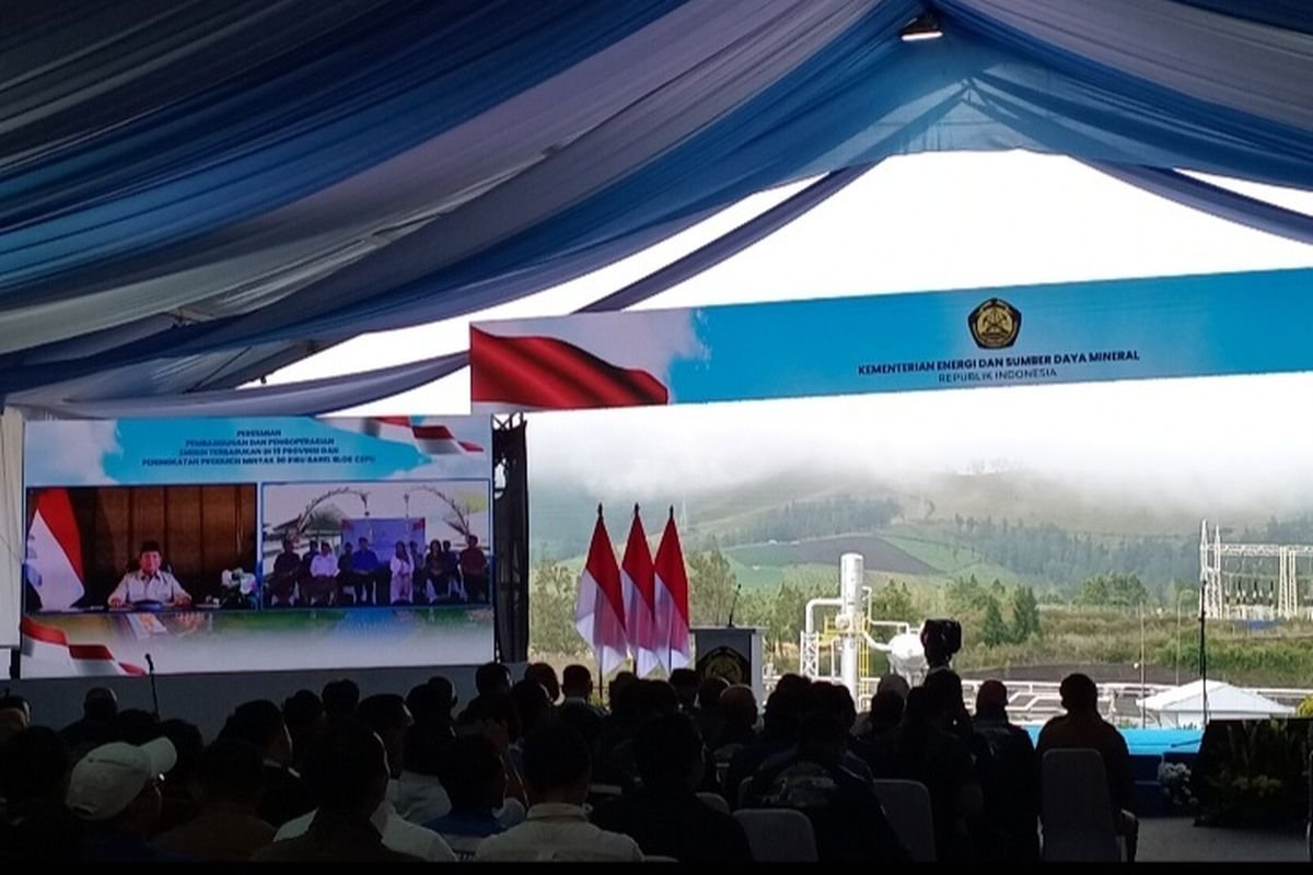 Prabowo Luncurkan Proyek PLTP dan PLTS di 15 Provinsi Melalui Video Conference
