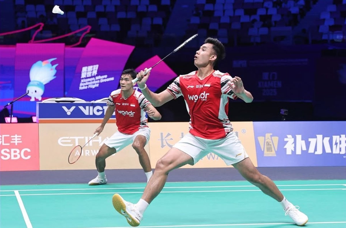 Kemenangan Dramatis Bagas/Fikri di Semifinal Piala Sudirman 2025