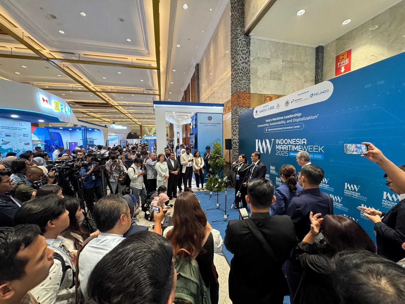 PT Krakatau Bandar Samudera Memperluas Jejaring Maritim di Indonesia Maritime Week 2025