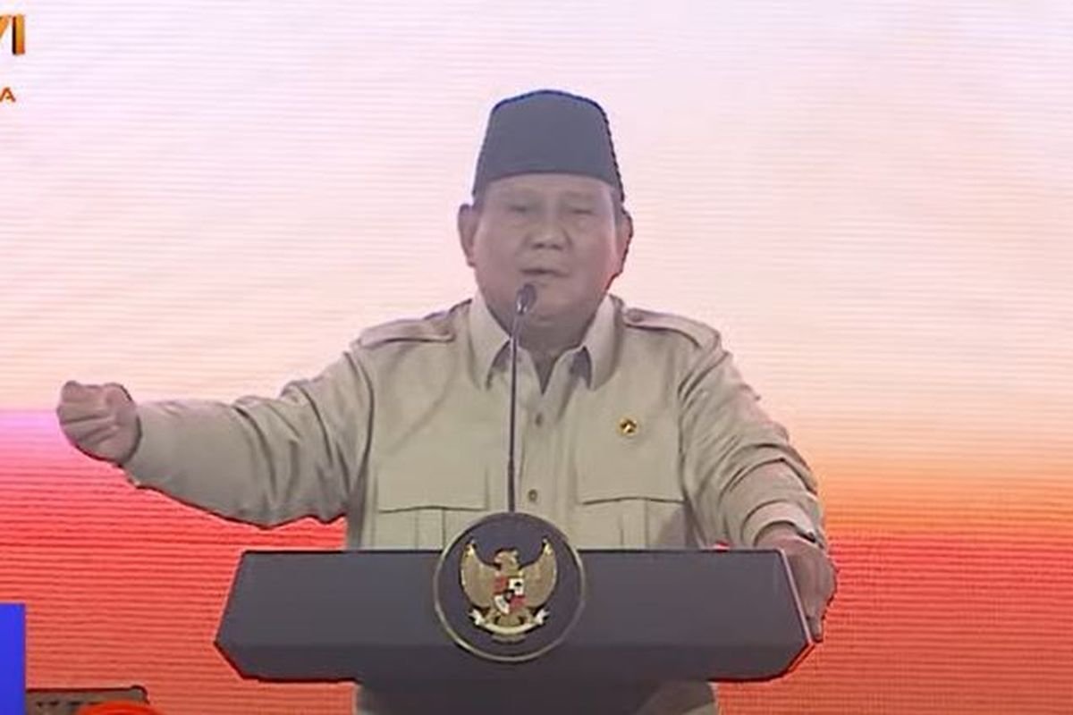 Prabowo: Koruptor Itu Berengsek, Ada yang Nyolong Rp 3 Triliun, Saya Geleng