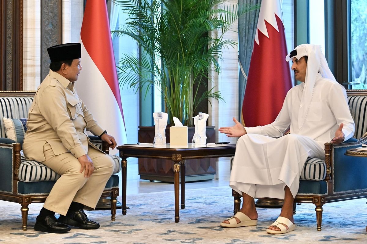 Presiden Prabowo Subianto Bertemu Emir Qatar, Indonesia Tegaskan Dukungan bagi Kedaulatan Doha