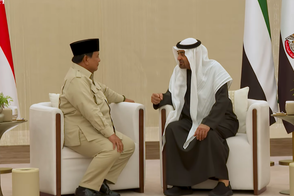 Prabowo dan MBZ Bahas Eskalasi Timur Tengah serta Tantangan Global