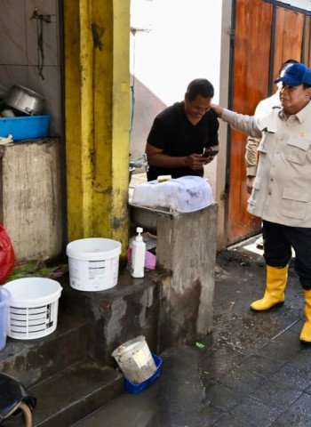 Prabowo Tinjau Banjir di Bali, Pastikan Instruksi Penanganan Bencana Terlaksana