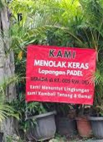 Warga Pulomas Duga Ada Manipulasi Tanda Tangan Terkait Izin Lapangan Padel