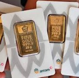 ANTREAN PANJANG WARGA DEMI MENDAPATKAN EMAS ANTAM