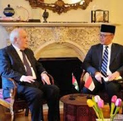 Menlu Sugiono Temui Wakil Palestina di PBB Tegaskan Dukungan Indonesia