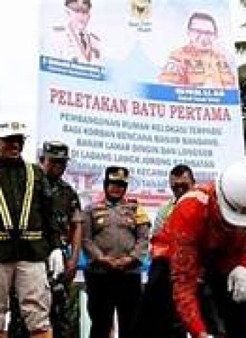 Pemerintah Rampungkan Pembangunan 1000 Unit Hunian untuk Korban Bencana